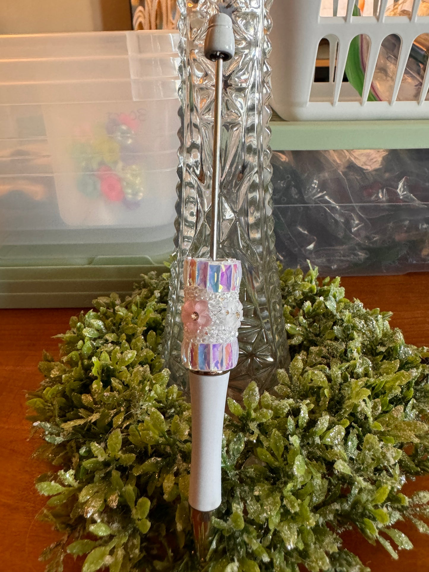 Crystal Flower Pens