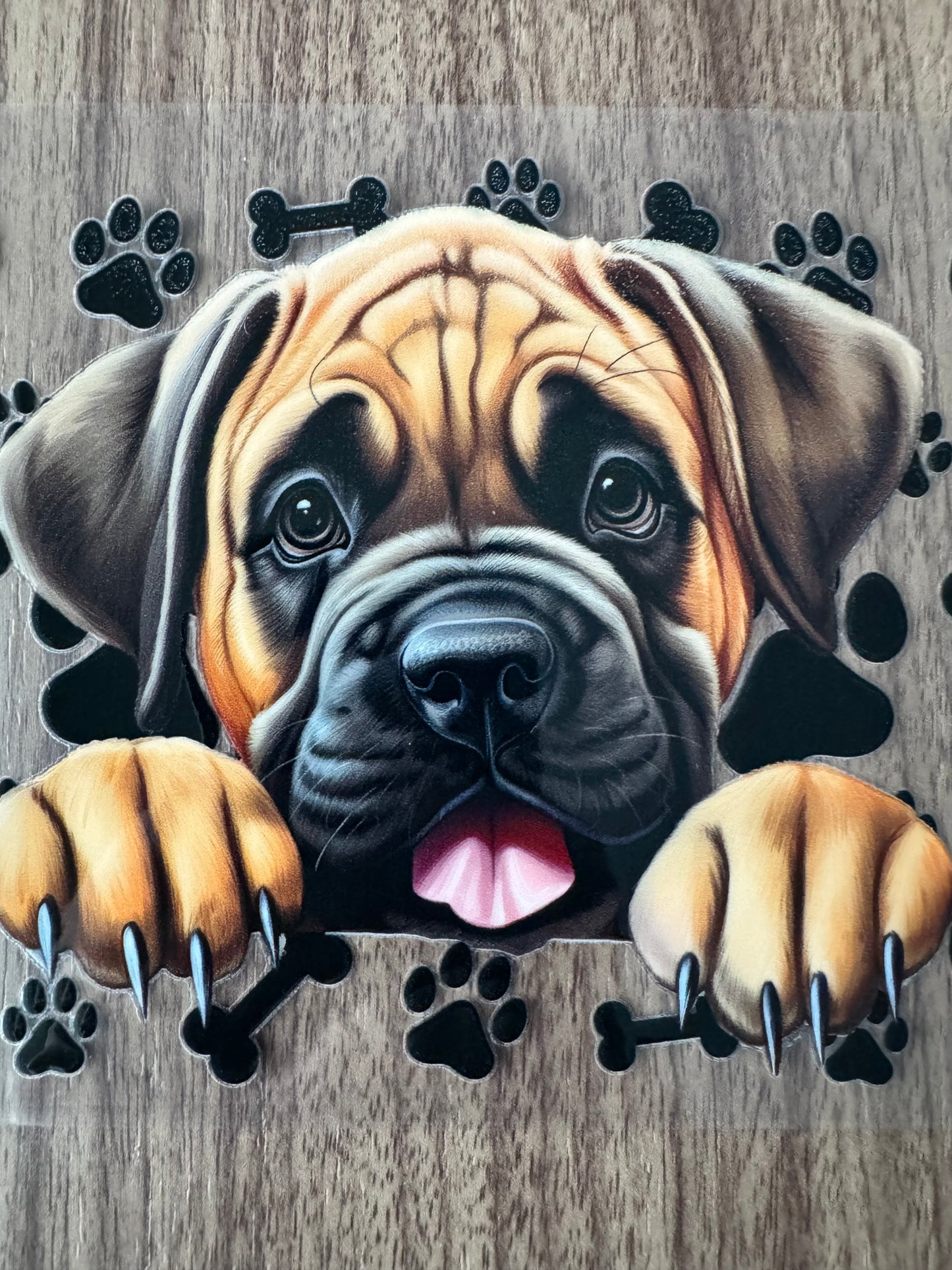 Bullmastiff Paws Cup Wrap