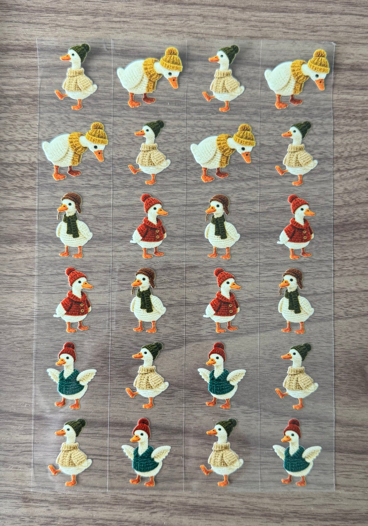 Fall Geese Sheet