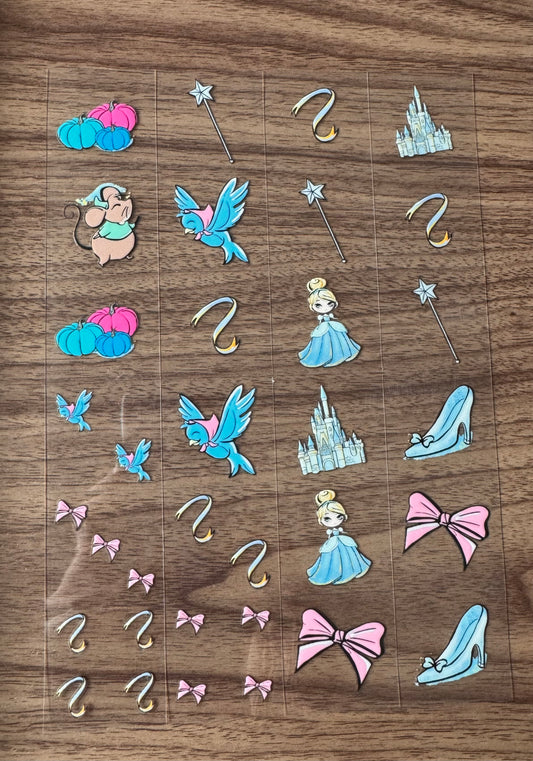 Pretty Glass Slipper Princess Sheet