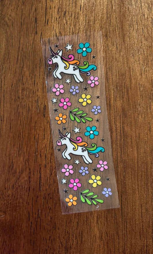 Flowery Unicorn Pen Wrap