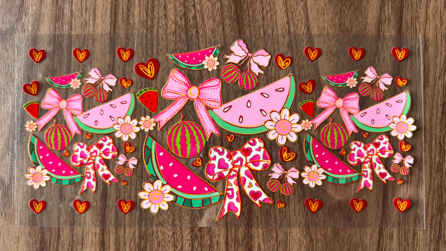 Watermelons & Bows Cup Wrap