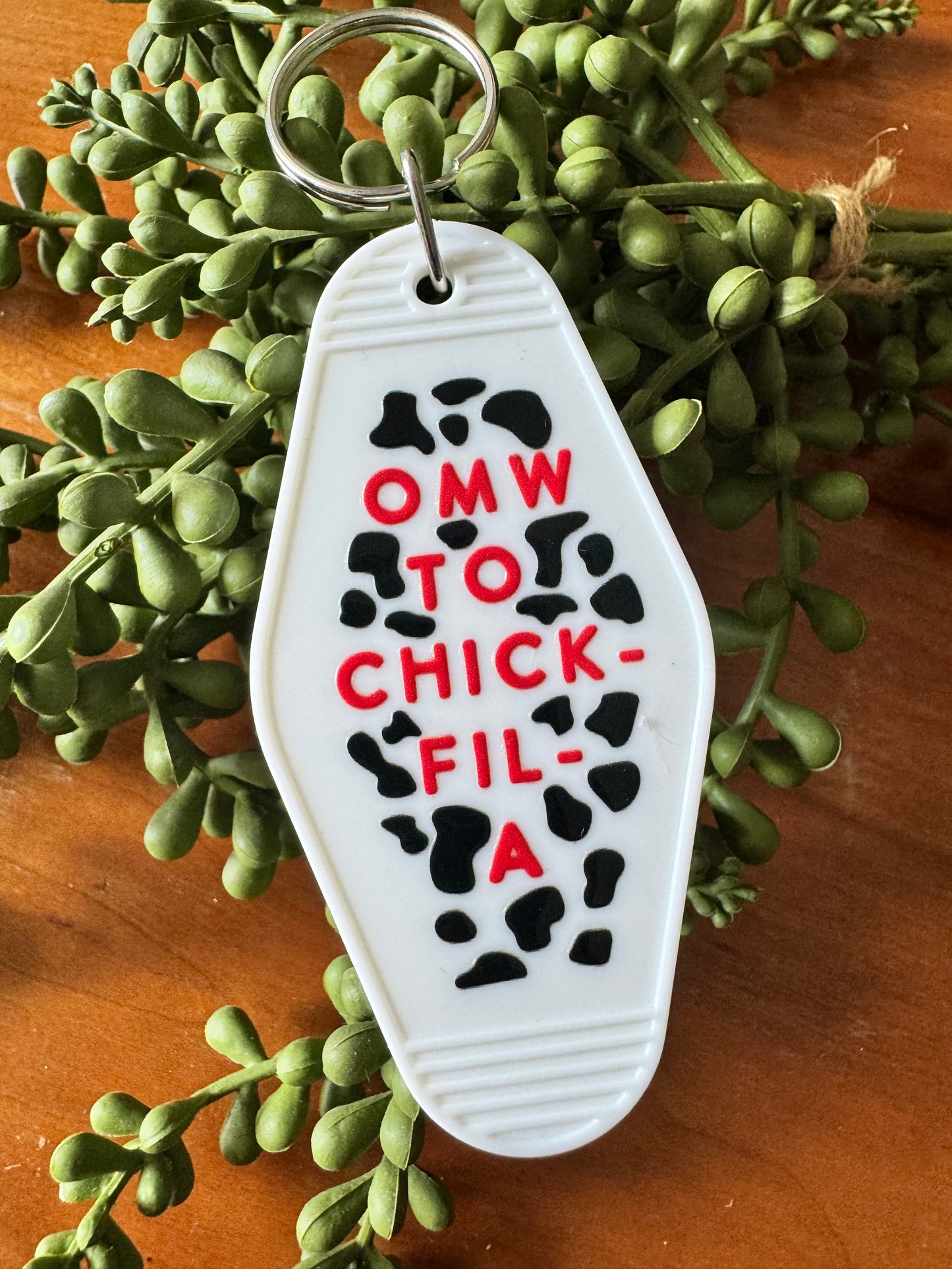 OMW to Chicken Keychain