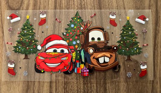 Christmas Vehicles Cup Wrap