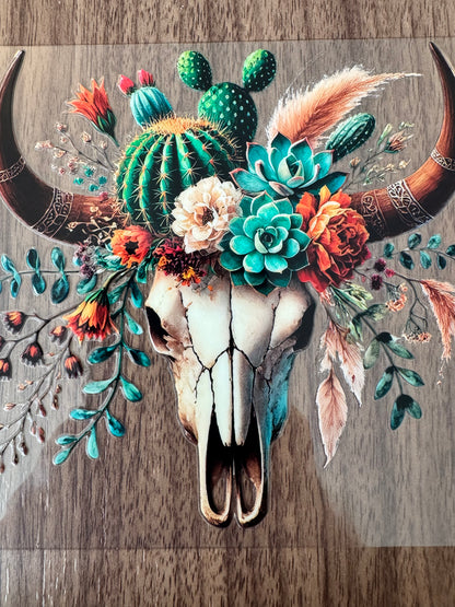 Western Cacti Bull Cup Wrap