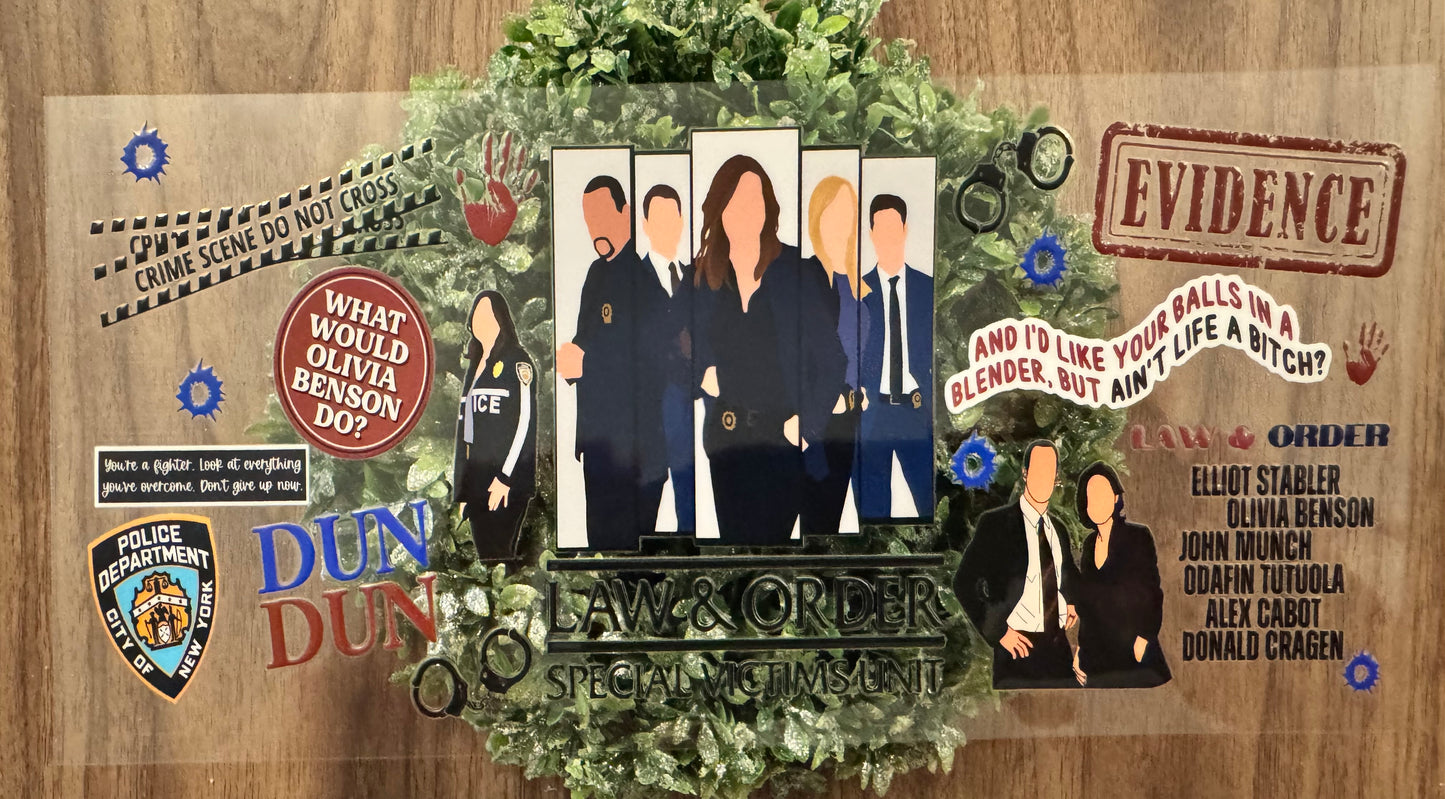 Law TV Show Cup Wrap