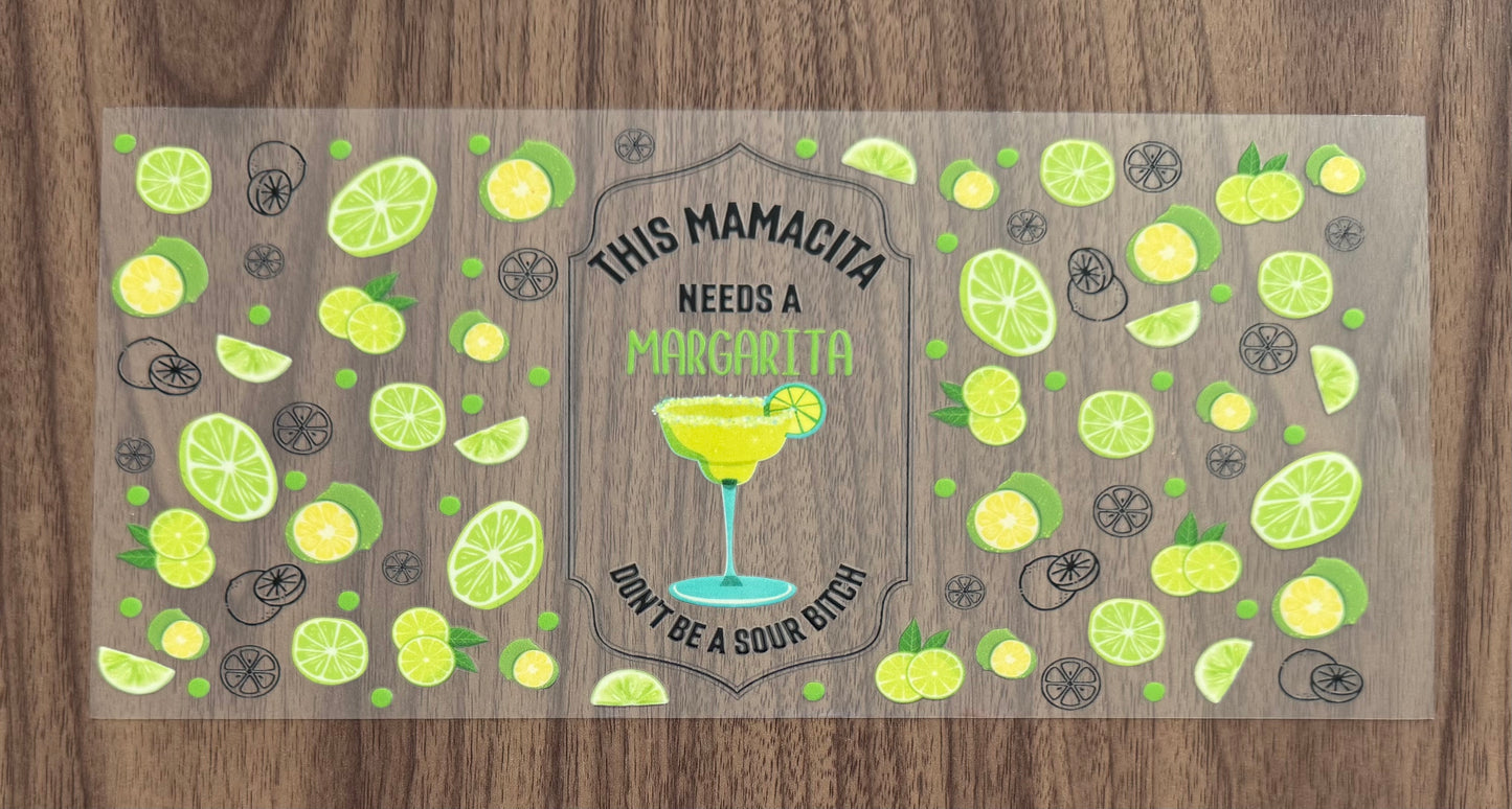 Mamacita Needs Margarita Cup Wrap