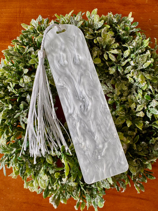 White Marble Bookmark