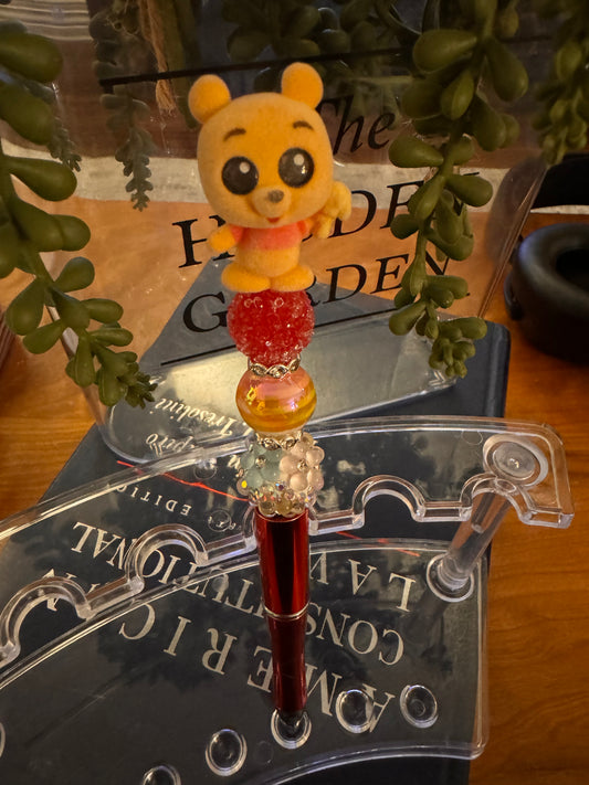 Flocked Winnie the Pooh Pen