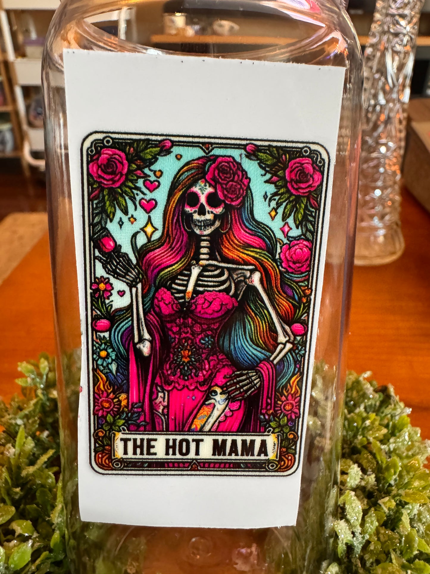 The Hot Mama Tarot Card Decal