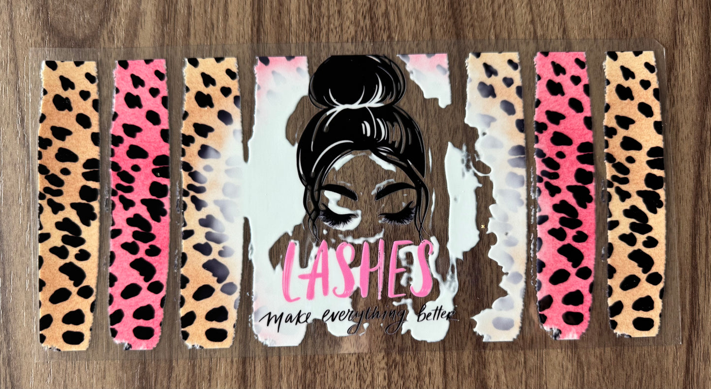 Lashes Make Everything Better Cup Wrap