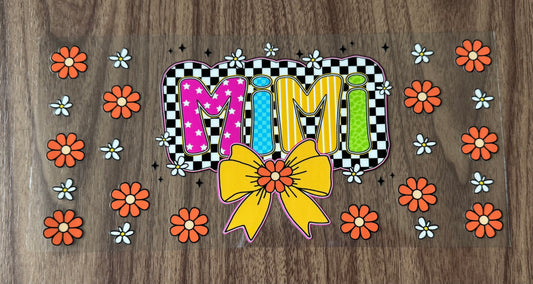 Checkered Mimi Cup Wrap