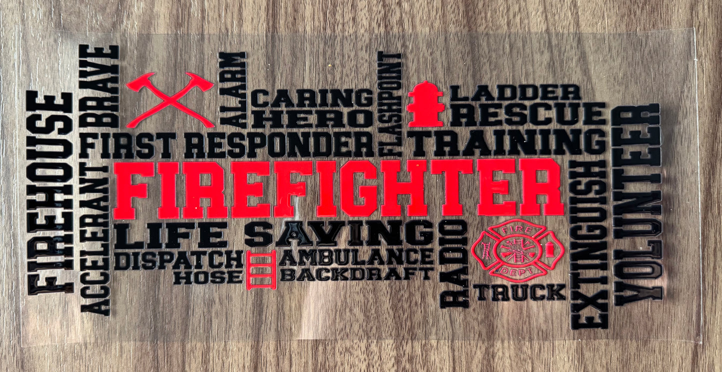 Firefighter Cup Wrap