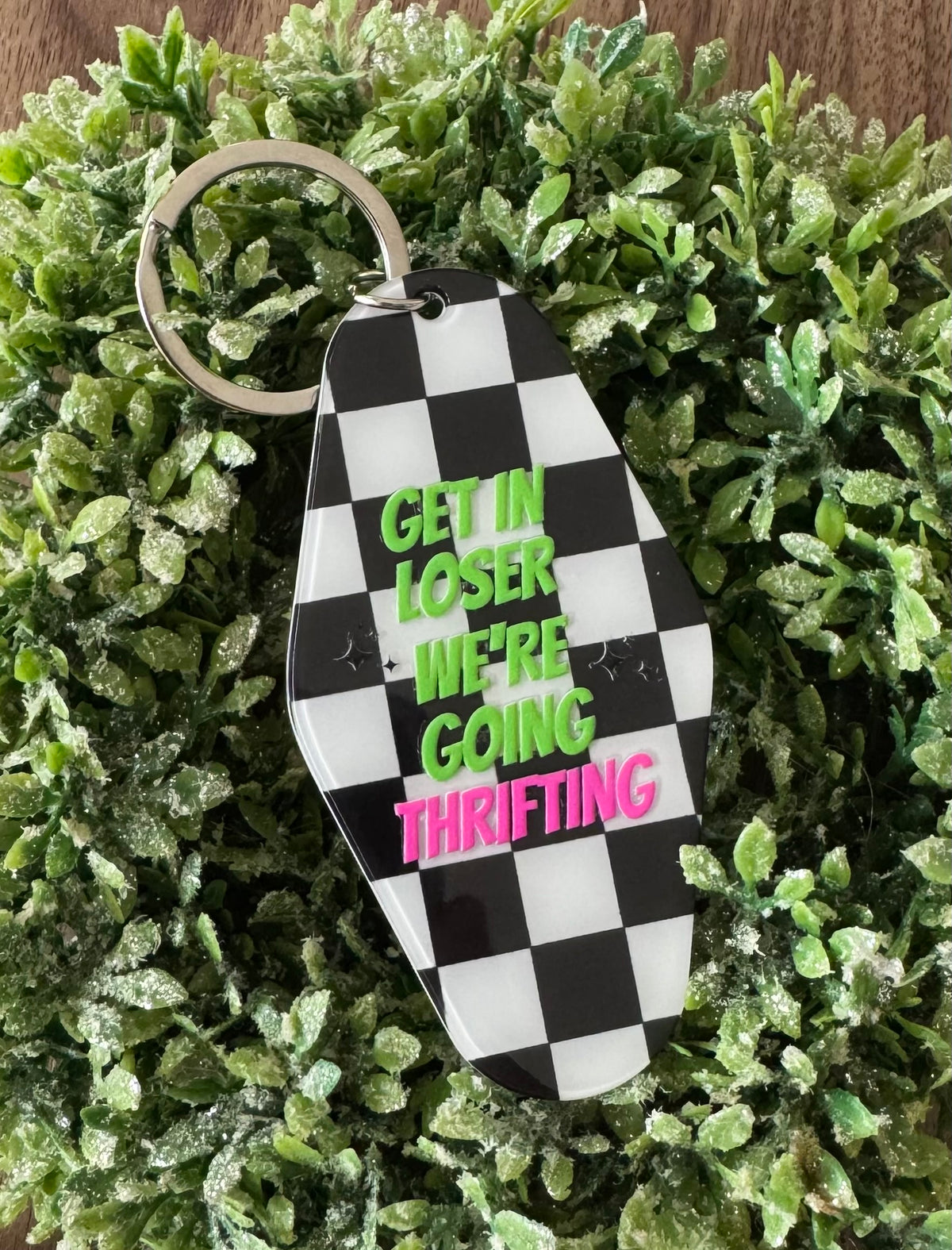 Going Thrifting Keychain