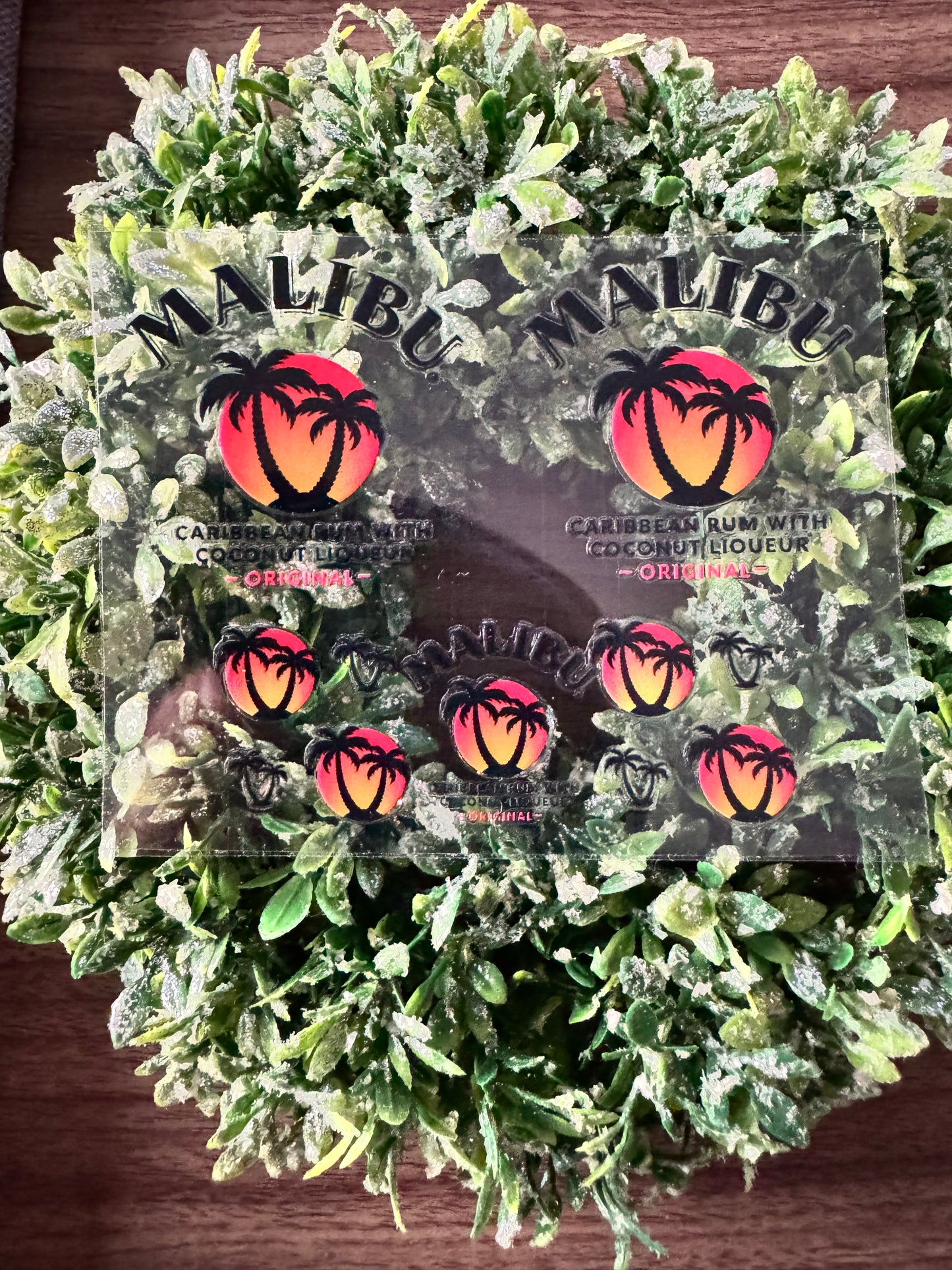 Palm Tree Drink Mini Wrap