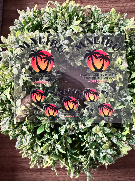 Palm Tree Drink Mini Wrap