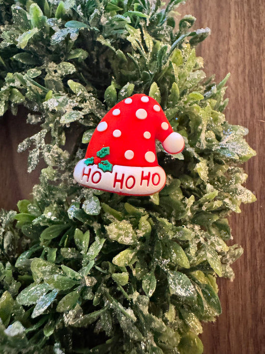 Polka-Dot Santa Hat Focal (3-D)