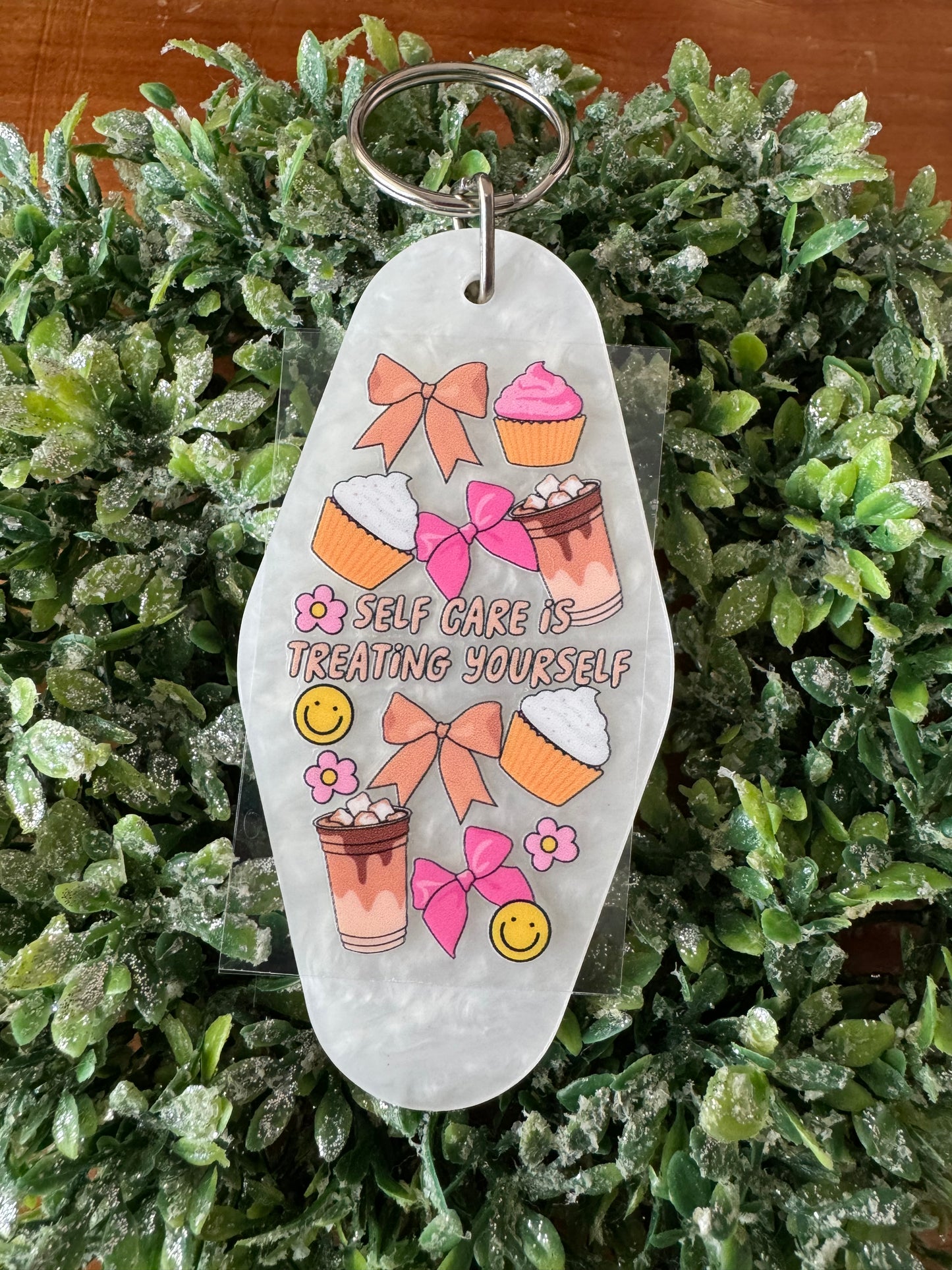 Treating Yourself Keychain Decal