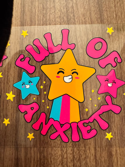 Full of Anxiety Cup Wrap