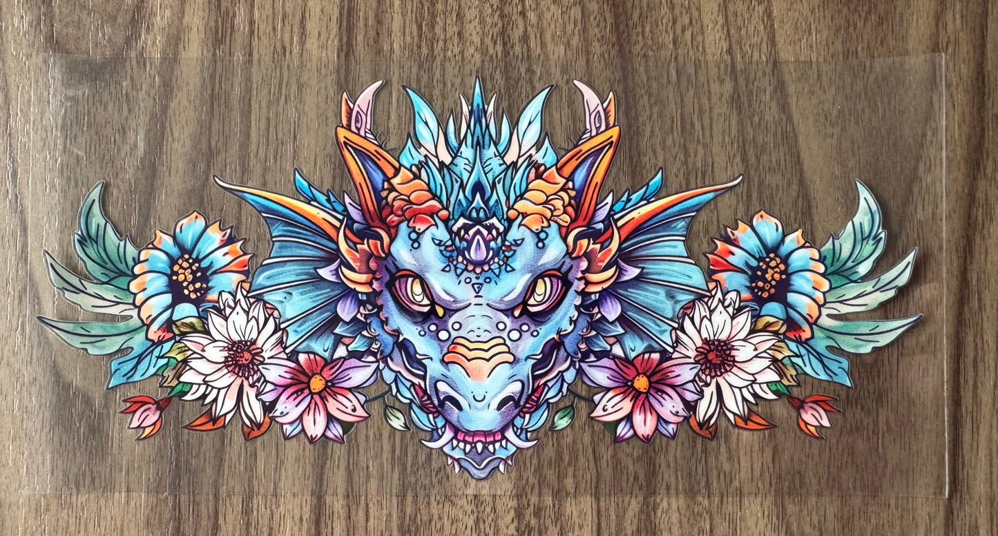 Flowery Dragon Cup Wrap
