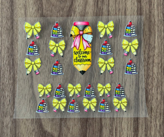 Welcome to Classroom Pencil Mini Wrap
