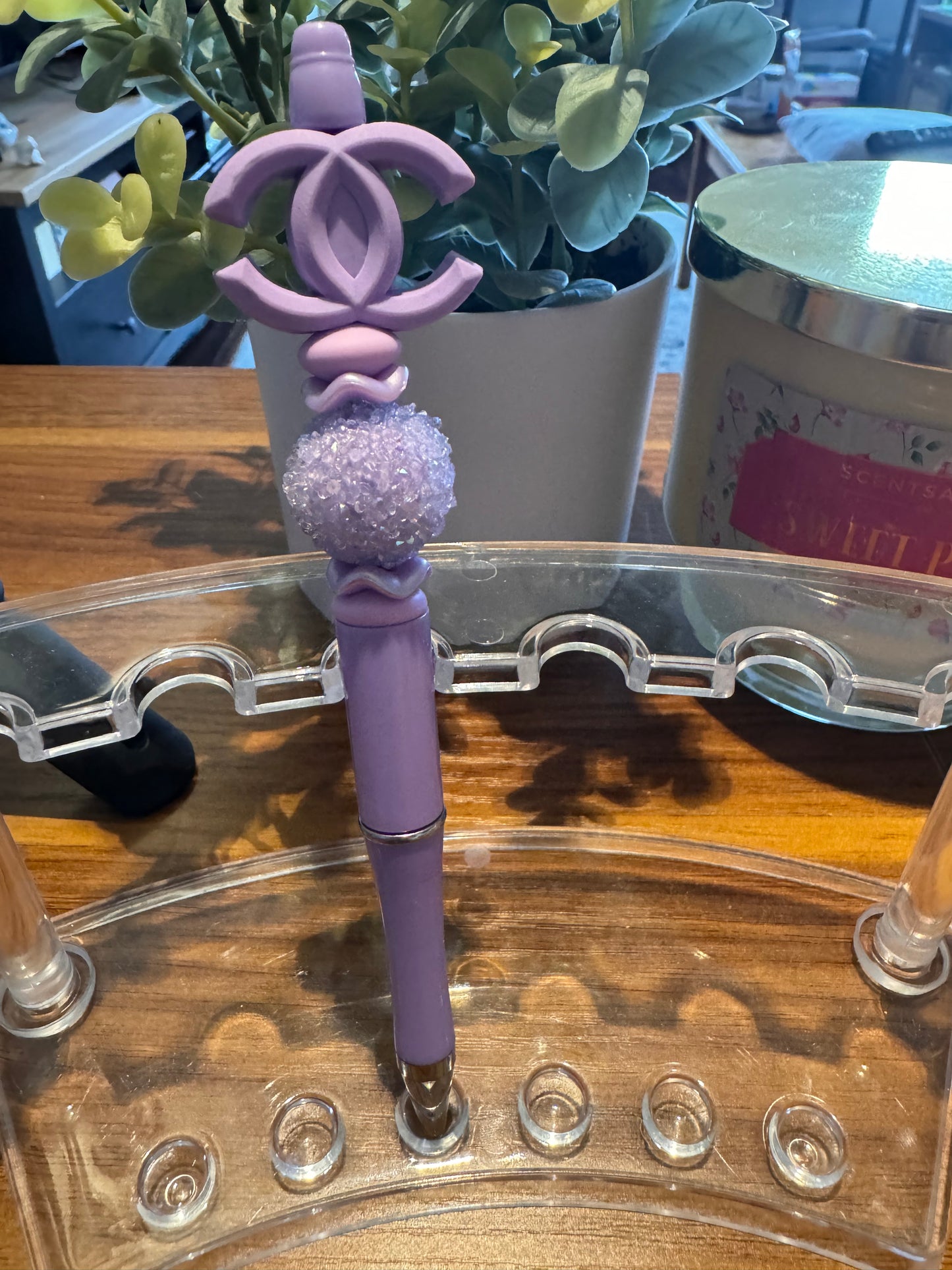 Purple Chanel Pen