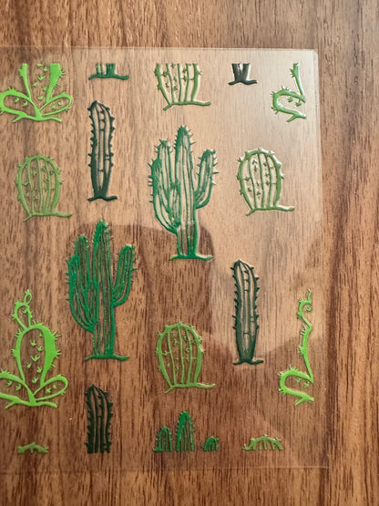 Green Cacti Cup Wrap