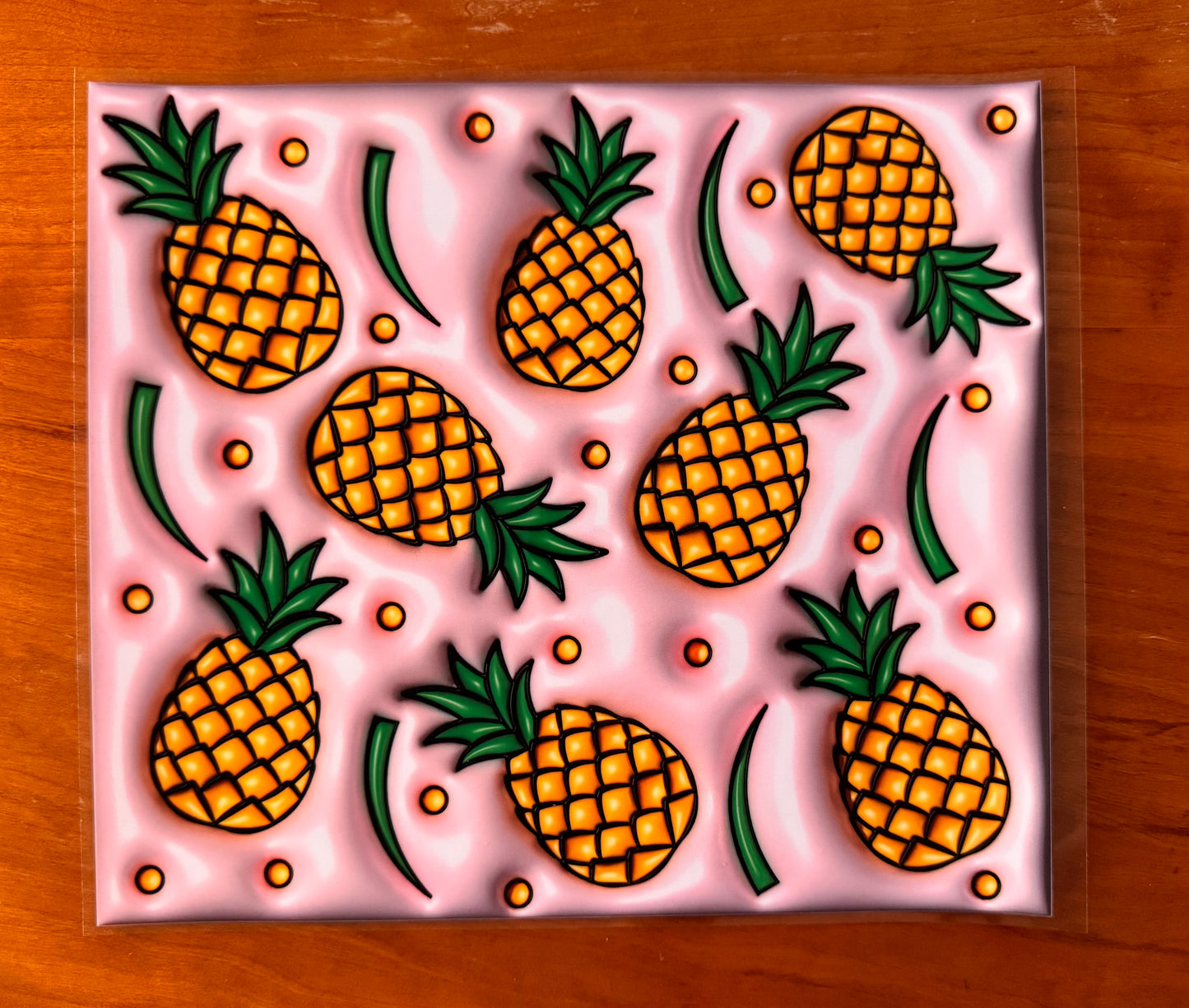 Puffy Pineapple Cup Wrap