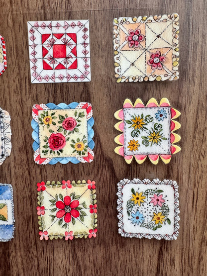 Flowery Patchwork Cup Wrap