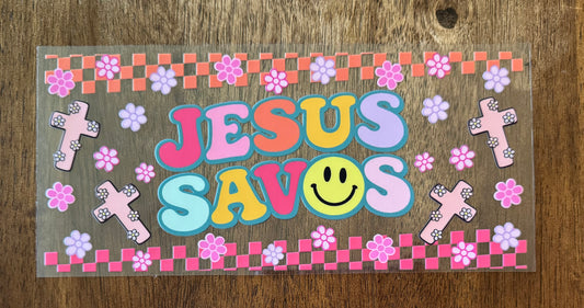 Jesus Saves Cup Wrap