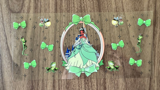 Frog Princess Bows Cup Wrap