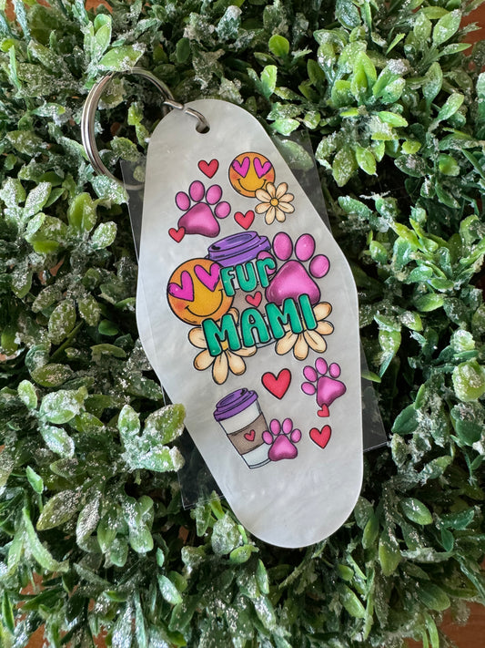 Fur Mami Keychain Decal