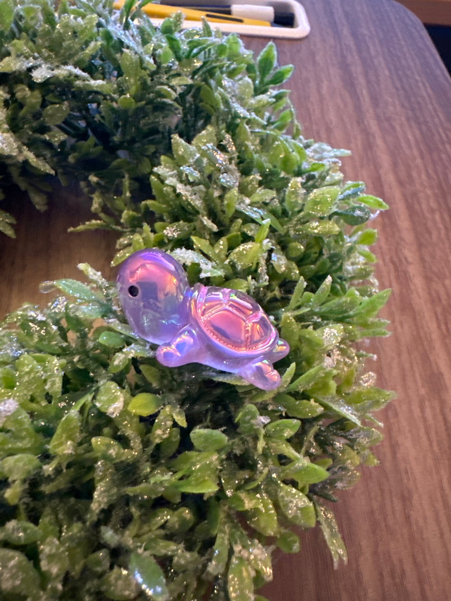 Purple Acrylic Turtle Focal (3-D)