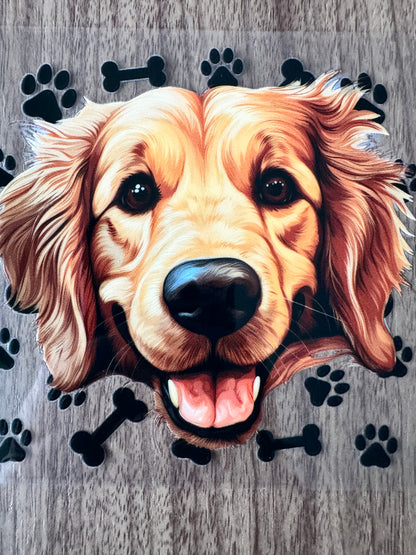Golden Retriever Paws Cup Wrap