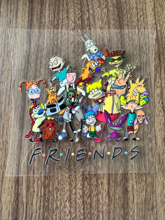Cartoon Friends Decal