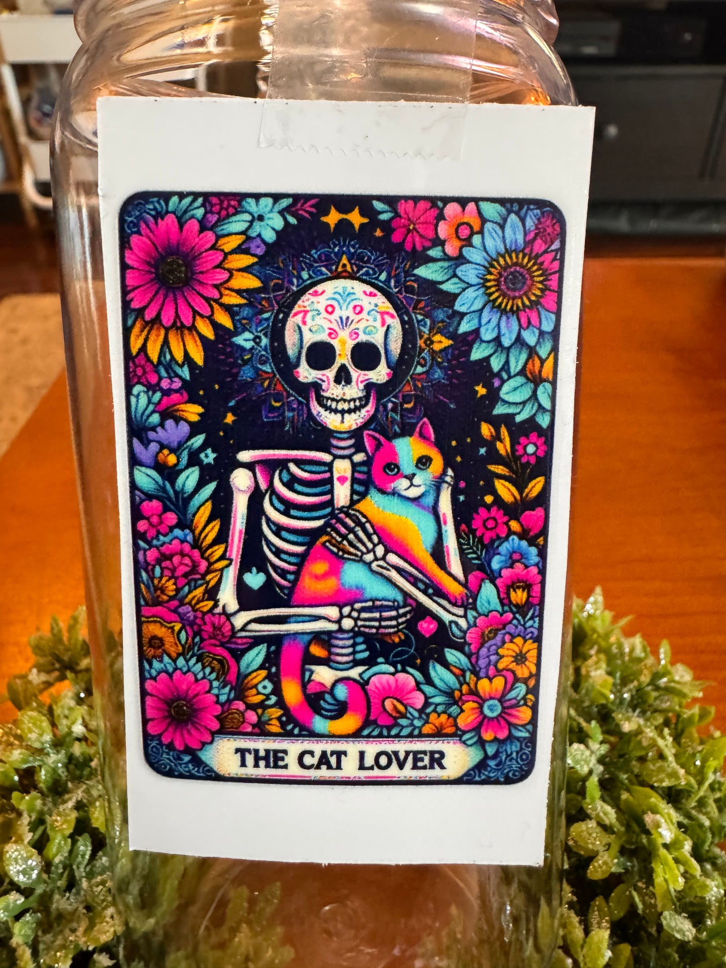 The Cat Lover Tarot Card Decal