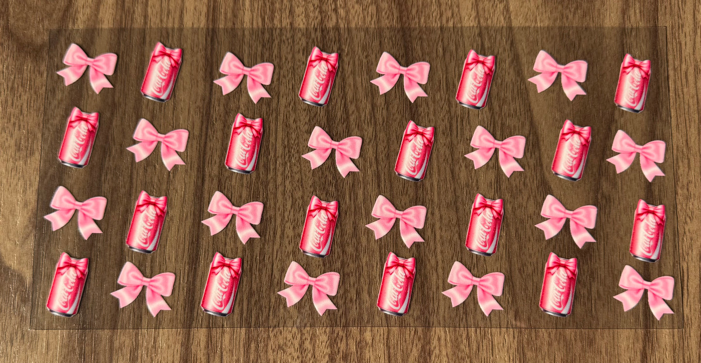 Pink Red Soda Cup Wrap