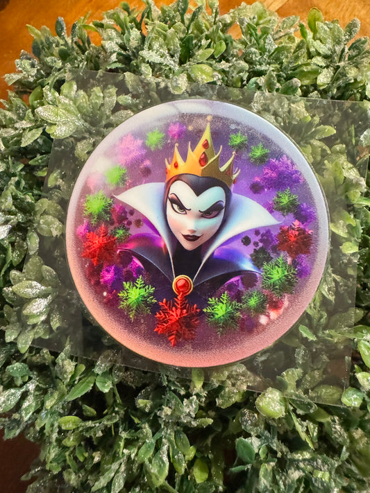Evil Apple Queen Circle Decal