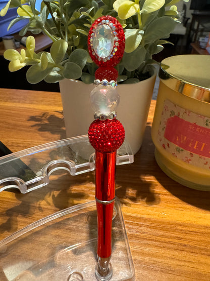 Red Crystal Pen