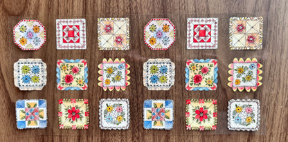 Flowery Patchwork Cup Wrap