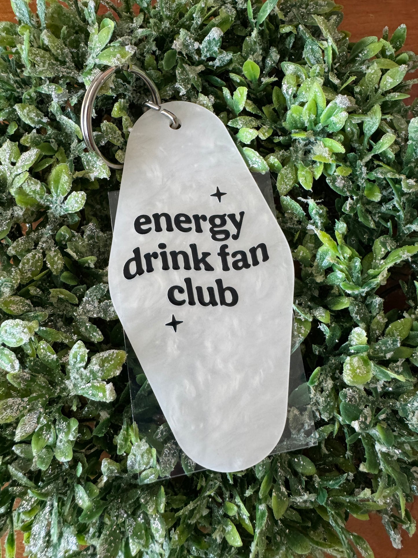 Energy Drink Fan Club Keychain Decal