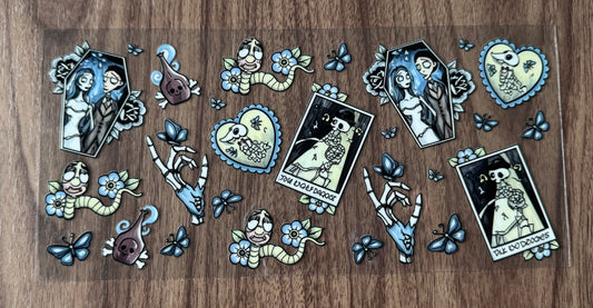 Skeleton Bride Cup Wrap