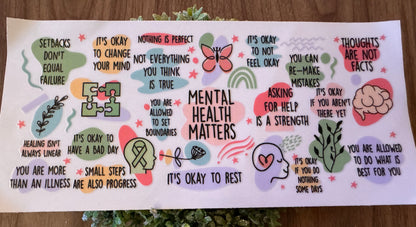 Mental Health Matters Cup Wrap