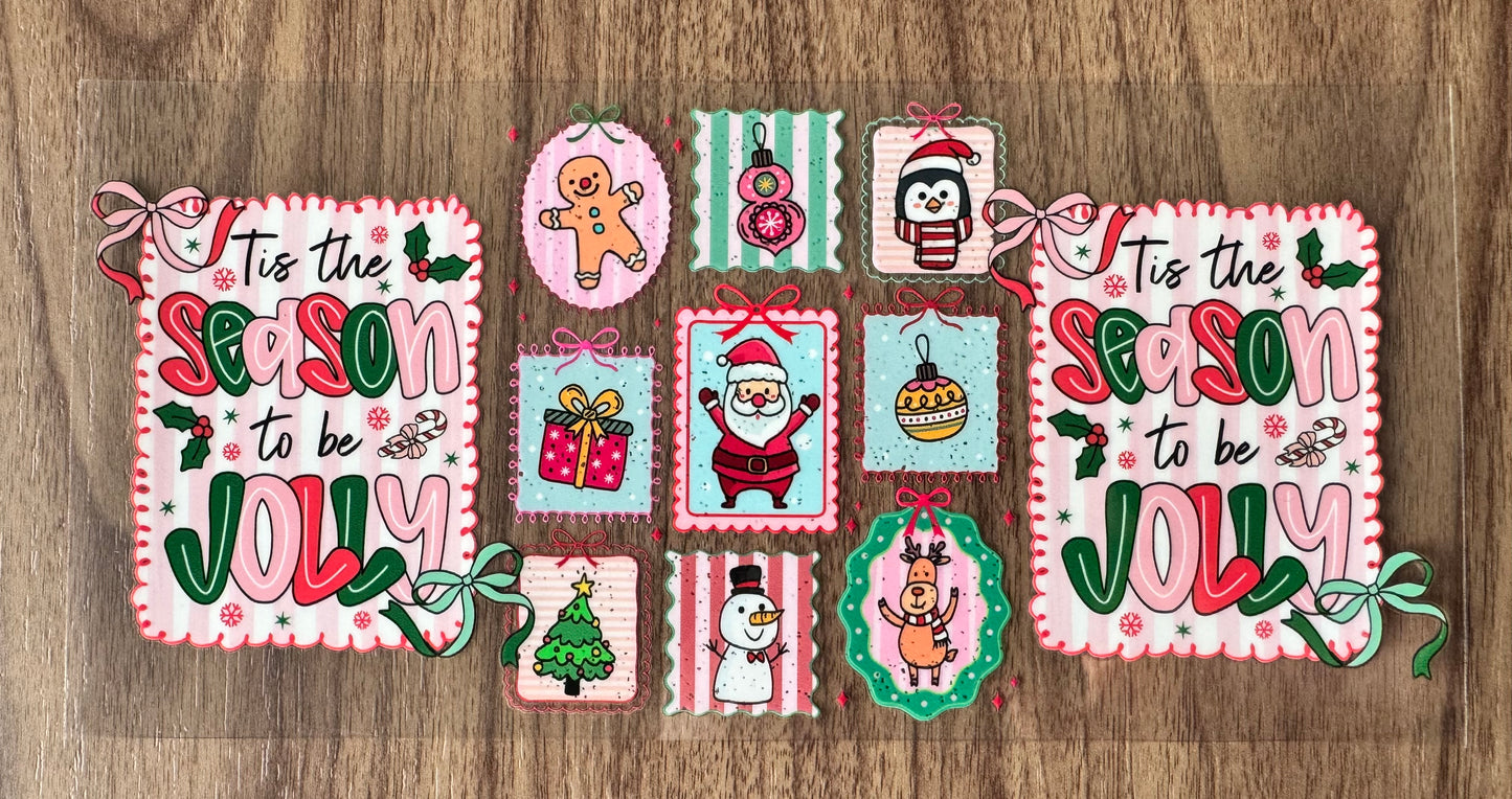 Cute Christmas Frames Cup Wrap