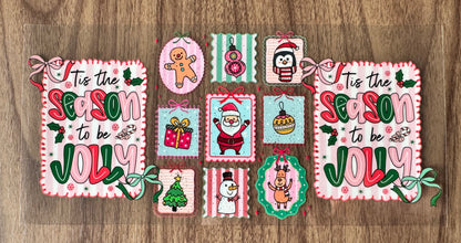 Cute Christmas Frames Cup Wrap