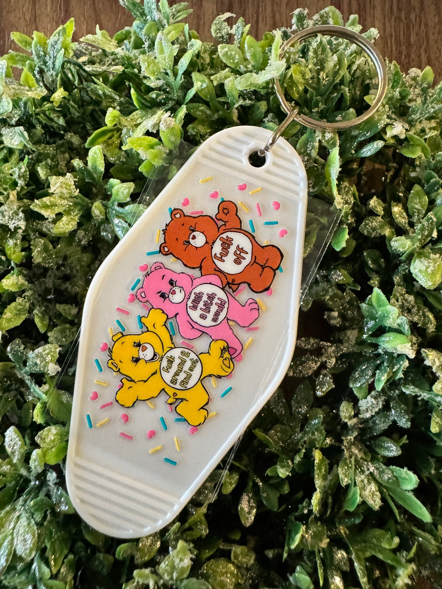 Sprinkle Swear Bears Keychain Decal