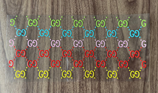 Rainbow G Boujee Cup Wrap