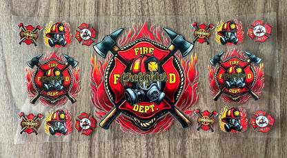 Firefighter Cup Wrap