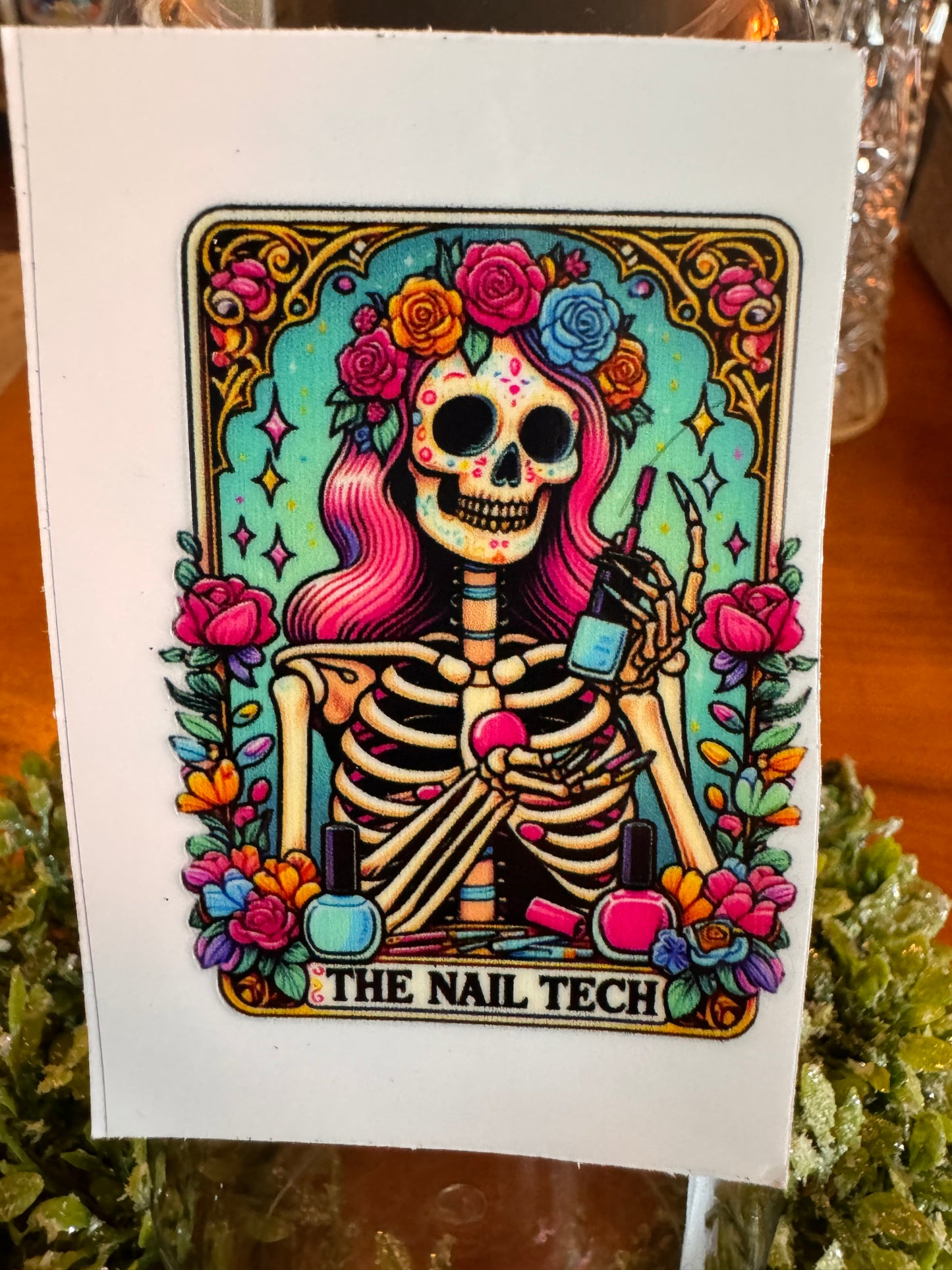 Tarot Card: The Nail Tech Decal