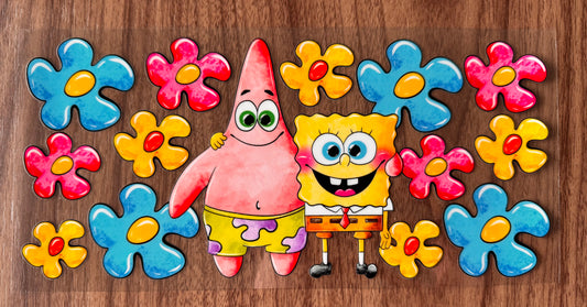 Happy Yellow Sponge Cup Wrap